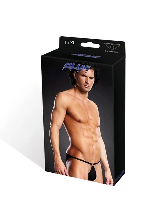 BlueLine | Mens Pouch Bikini Brief : L/XL - Black