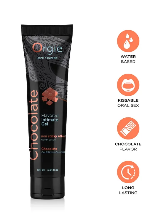 Orgie Lube Tube Chocolate - 100 ml