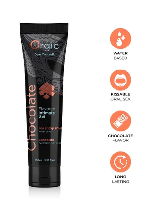 Orgie Lube Tube Chocolate - 100 ml