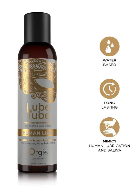 Orgie Lube Tube - Human Lube - 150ml