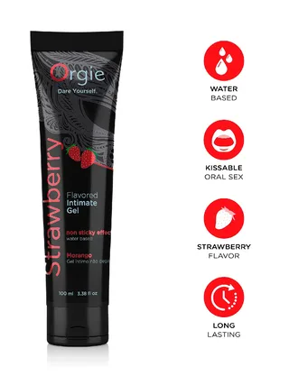 Orgie Lube Tube Strawberry - 100 ml