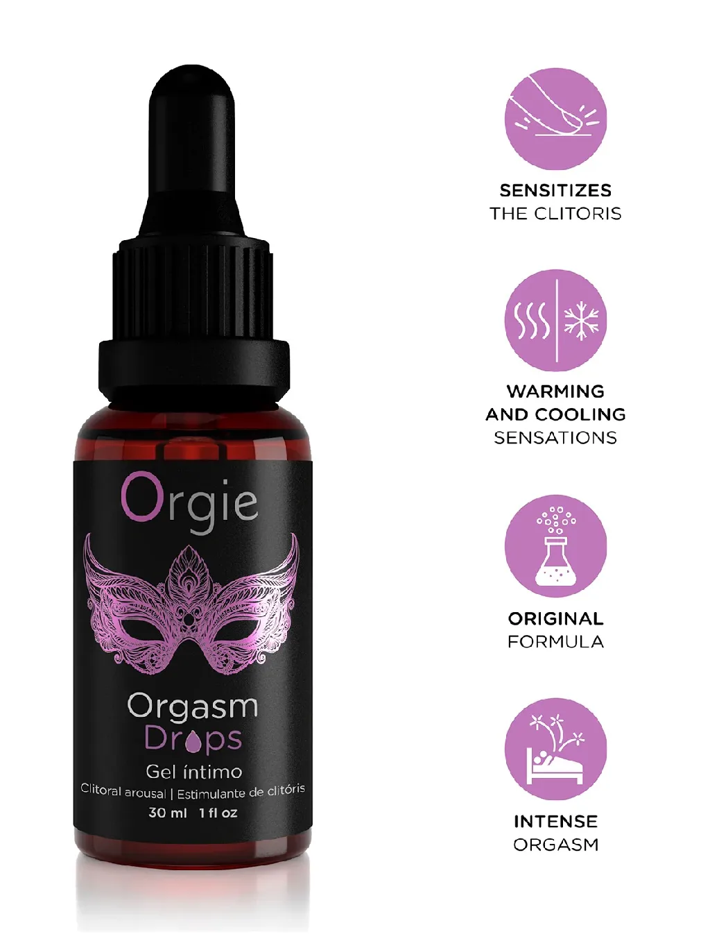 Orgie Orgasm Drops - Clitoral Arousal - 30 ml