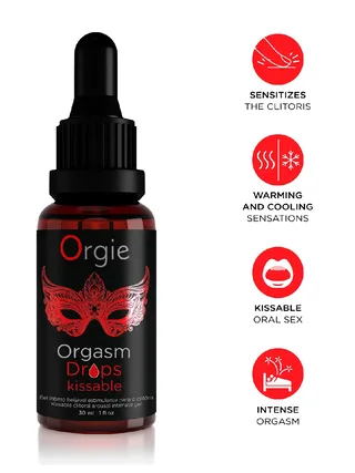 Orgie Orgasm Drops - Kissable - 30 ml